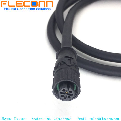 M12 5 Pin Sensor Female Cable,  Waterproof PUR Jacket Cable Assembly