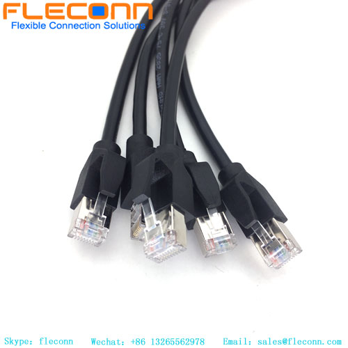 M12 X-Coded Female To Rj45 Cable