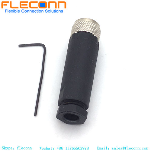 M8 3 Pin Female circular Connector