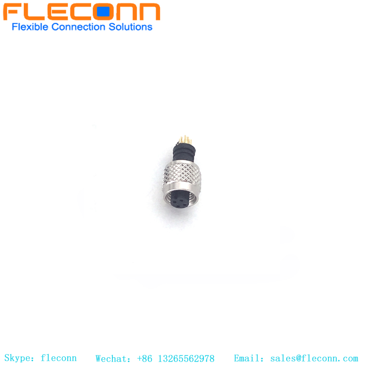 M5 4Pin Male Cable Connector