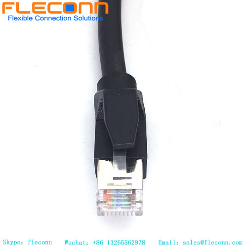 M12 X Coded 8 Pin Female Connector Cable
