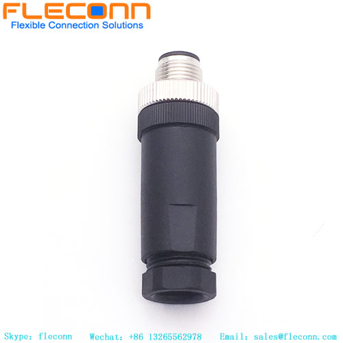 M12 4 Position Male Connector