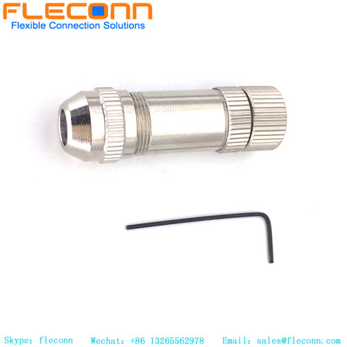 M8 4 Pin Field Wireable Connector