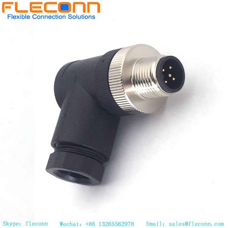 M12 90 Degree Connector