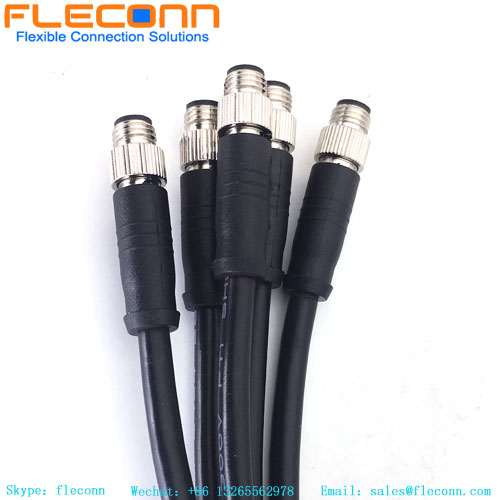 M8 5 Pin Connector Cable
