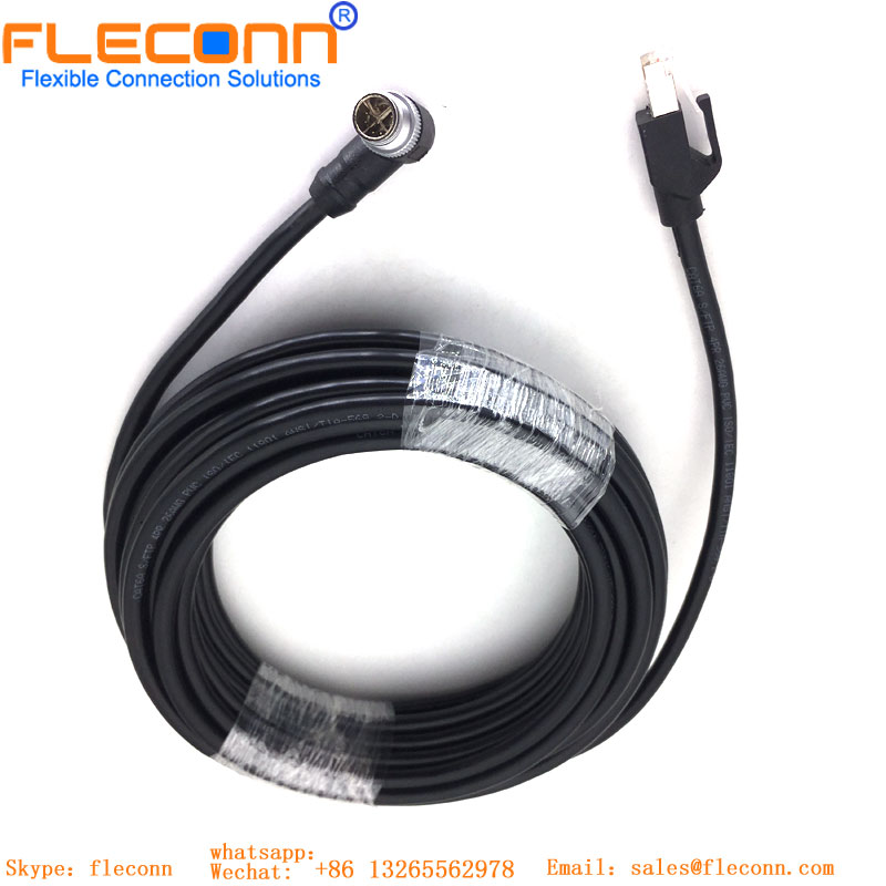 X Coded M12 Ethernet Cable