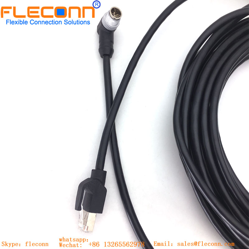 X Coded M12 Ethernet Cable