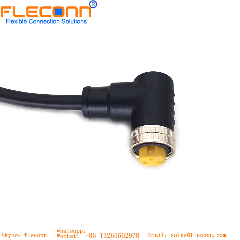 7/8 3 Pin Waterproof Connector Cable