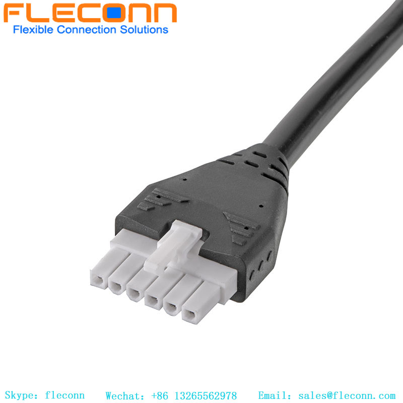 Molex 2P Mini-Fit Jr. Receptacle Housing 39014021 Molded Cable