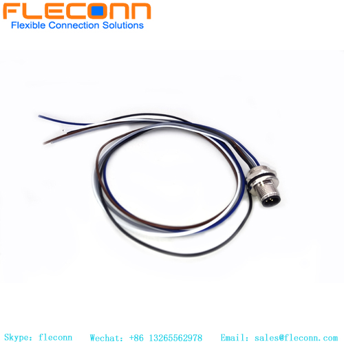M12 5 Pos Rear Fastening Connector Wire Harness